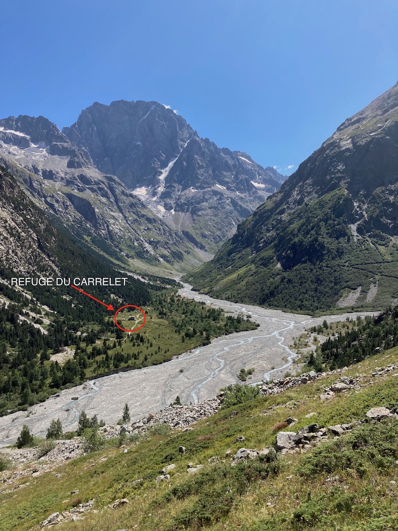 Localisation du refuge